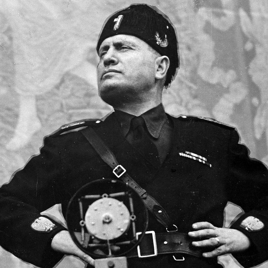 Benito Mussolini Headshot